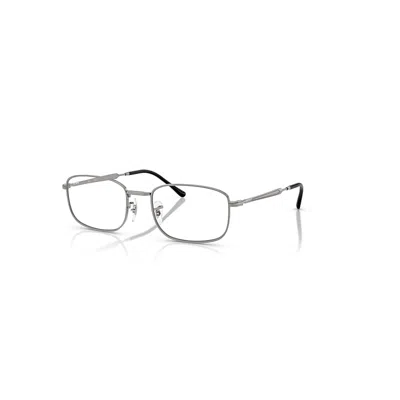 Ray Ban Eyeglasses Unisex Rb6533 Optics - Gunmetal Frame Clear Lenses Polarized 52-19