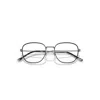Ray Ban Rb6534 Optics Eyeglasses Matte Gunmetal Frame Clear Lenses Polarized 51-19 In Matte Gunmetal