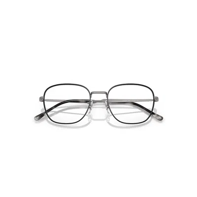 Ray Ban Rb6534 Optics Eyeglasses Matte Gunmetal Frame Clear Lenses Polarized 51-19