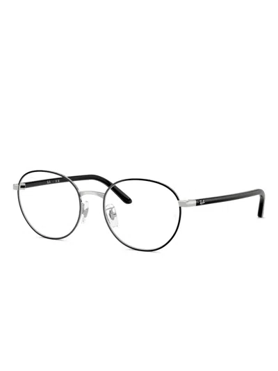 Ray Ban Rb6538d Metal-frame Glasses In Black