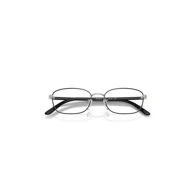 Ray Ban Rb6551d Optics Eyeglasses Black Frame Clear Lenses Polarized 53-18