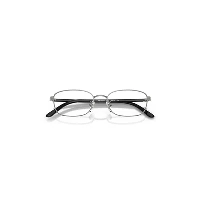 Ray Ban Rb6551d Optics Eyeglasses Black Frame Clear Lenses Polarized 53-18