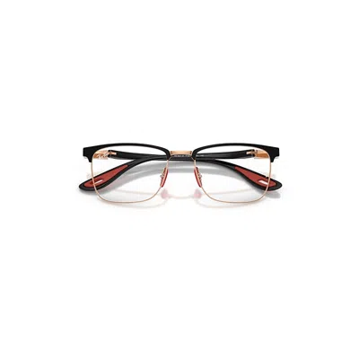 Ray Ban Rb6621m Optics Scuderia Ferrari Collection Eyeglasses Black Frame Clear Lenses Polarized 54-19