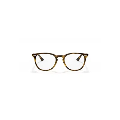 Ray Ban Rb7159 Optics Eyeglasses Tortoise Frame Clear Lenses 52-20