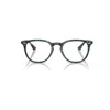 Ray Ban Rb7159 Optics Eyeglasses Transparent Fantasy Brown/yellow Frame Clear Lenses Polarized 52-20 In Transparent Fantasy Brown&#47yellow