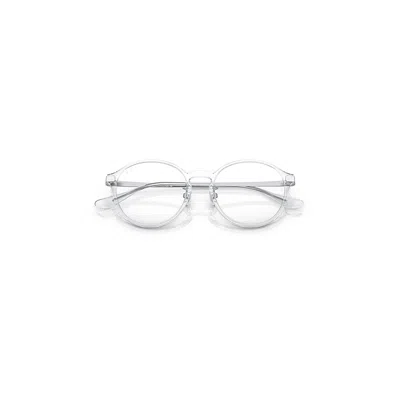 Ray Ban Rb7178 Optics Eyeglasses Silver Frame Clear Lenses Polarized 51-18