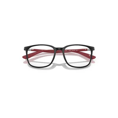 Ray Ban Rb7199 Optics Liteforce Eyeglasses Sand Red Frame Clear Lenses Polarized 54-18