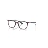 Ray Ban Rb7199 Optics Liteforce  Matt Dunkelblau Fassung Klar Glas Polarisiert 52-18 In Matt Dunkelblau