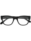 Ray Ban Logo-plaque Glasses In Black
