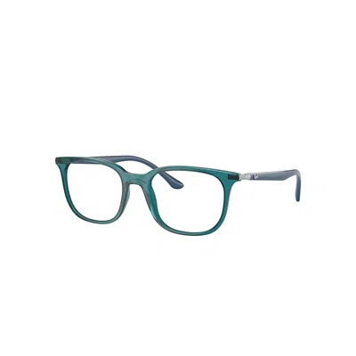 Ray Ban Rb7211 Optics Eyeglasses Blue Vallarta Frame Demo Lens Lenses Polarized 53-19