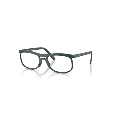 Ray Ban Rb7254 Optics Liteforce Eyeglasses Sand Green Frame Clear Lenses Polarized 56-20 In Sandgrün
