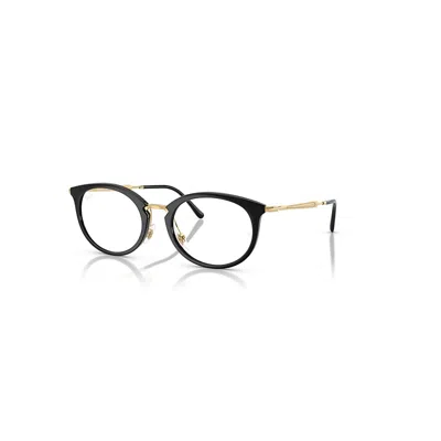 Ray Ban Eyeglasses Unisex Rb7255 Optics - Arista Gold Frame Clear Lenses Polarized 51-20