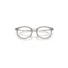 Ray Ban Rb7255 Optics Eyeglasses Silver Frame Clear Lenses Polarized 53-20 In Silver