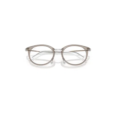 Ray Ban Rb7255 Optics Eyeglasses Silver Frame Clear Lenses Polarized 53-20