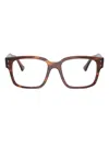 Ray Ban Rb7256 Tortoiseshell Oversized Glasses In Brown