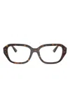 Ray Ban Rb7258 Tortoiseshell Oversized Glasses In Brown