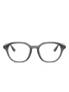 Ray Ban Rb7259d Round-frame Glasses In Gray