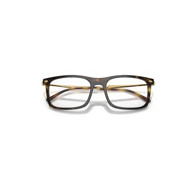 Ray Ban Rb7260 Optics Eyeglasses Gold Frame Clear Lenses Polarized 54-19
