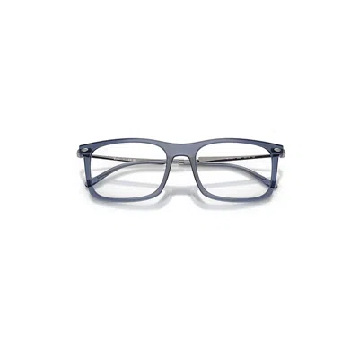 Ray Ban Rb7260 Optics Eyeglasses Gunmetal Frame Clear Lenses Polarized 54-19 In Gray