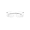 Ray Ban Rb7260 Optics Eyeglasses Silver Frame Clear Lenses Polarized 54-19 In Silver