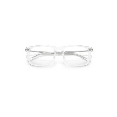 Ray Ban Rb7260 Optics Eyeglasses Silver Frame Clear Lenses Polarized 54-19