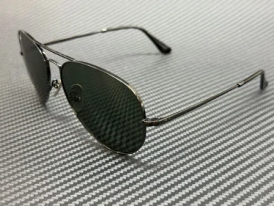 Pre-owned Ray Ban Rb8089 926731 Black Grey Unisex 58 Mm Sunglasses