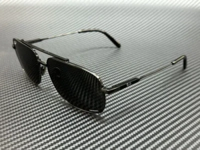 Pre-owned Ray Ban Rb8096 9267k8 Black Grey Polarized Michael Titanium 59 Mm Sunglasses