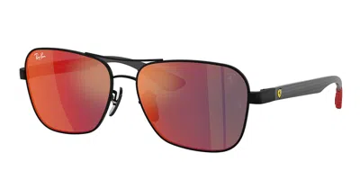 Ray Ban Rb8336m F1186p Occhiali Da Sole Neri Per Uomo In Brown