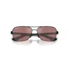 Ray Ban Rb8336m Scuderia Ferrari Collection Chromance Sunglasses Dark Carbon Frame Violet Lenses Polarized 5 In Dark Carbon