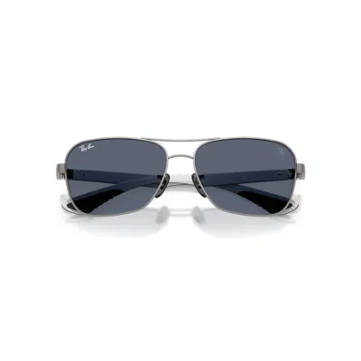Ray Ban Rb8336m Scuderia Ferrari Collection Sunglasses Light Carbon Frame Grey Lenses 58-15
