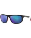 Ray Ban Ray-ban Rb8361m Scuderia Ferrari Collection 60 Unisex Sunglasses In Black 2