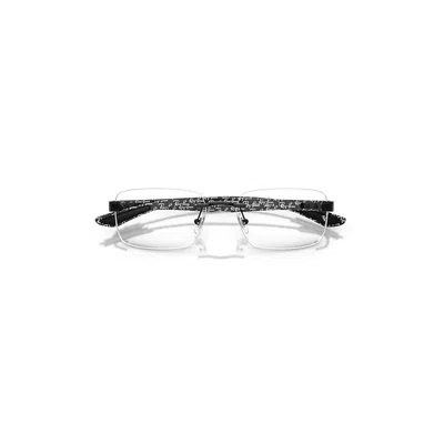 Ray Ban Rb8423 Optics Eyeglasses Black Frame Clear Lenses Polarized 54-18
