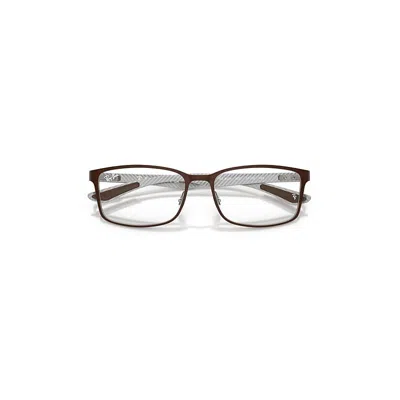 Ray Ban Rb8424 Optics Eyeglasses Gunmetal Frame Clear Lenses Polarized 55-18 In Gray