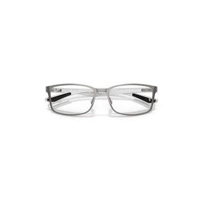 Ray Ban Rb8424 Optics Eyeglasses Gunmetal Frame Clear Lenses Polarized 57-18 In Gray
