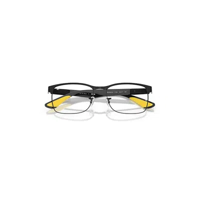 Ray Ban Rb8425m Optics Scuderia Ferrari Collection Eyeglasses Matte Black Frame Clear Lenses Polarized 55-17
