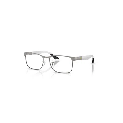 Ray Ban Rb8425m Optics Scuderia Ferrari Collection  Matt Gunmetal Fassung Klar Glas Polarisiert 55-17