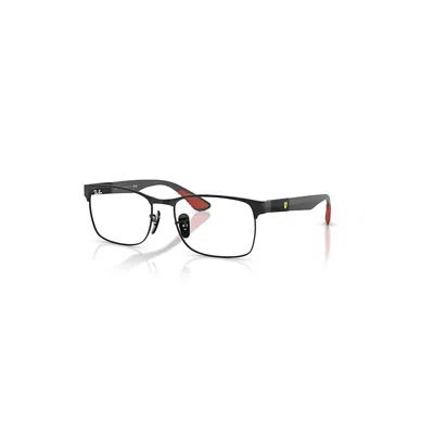 Ray Ban Rb8425m Optics Scuderia Ferrari Collection  Matt Schwarz Fassung Klar Glas Polarisiert 53-17