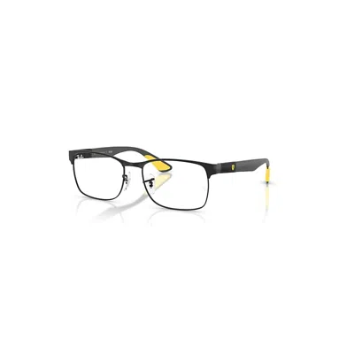 Ray Ban Rb8425m Optics Scuderia Ferrari Collection  Matt Schwarz Fassung Klar Glas Polarisiert 53-17