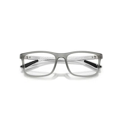 Ray Ban Rb8908 Optics Eyeglasses Matte Gunmetal Frame Clear Lenses Polarized 53-18 In Red