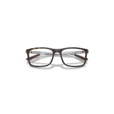 Ray Ban Rb8908 Optics Eyeglasses Matte Gunmetal Frame Clear Lenses Polarized 53-18 In Orange
