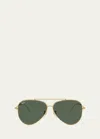 Ray Ban Reverse Aviator In Gold Flash
