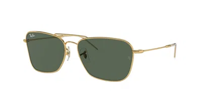 RAY BAN RBR0102S CARAVAN REVERSE 001/VR OCCHIALI DA SOLE ORO PER UOMO