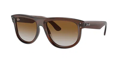 RAY BAN RBR0501S BOYFRIEND REVERSE 6709CB MEN'S SUNGLASSES BROWN SIZE 56