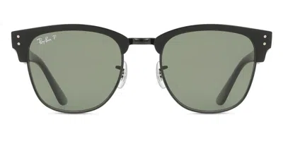 Ray Ban Rbr0504s Clubmaster Reverse Polarized 67839a Men's Sunglasses Black Size 51