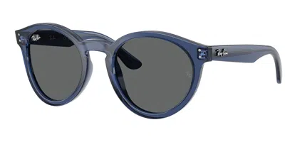 Ray Ban Rbr0505s 6708gr Occhiali Da Sole Blu Per Uomo In Blue