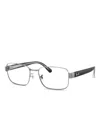 Ray Ban Rectangle-frame Glasses In Brown