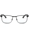 Ray Ban Rectangle-frame Glasses In Black
