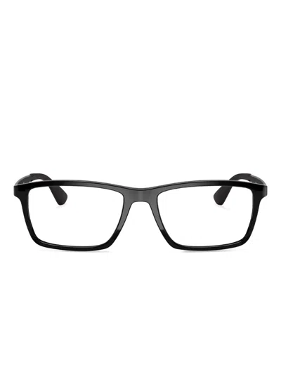 Ray Ban Rectangle-frame Glasses In Black