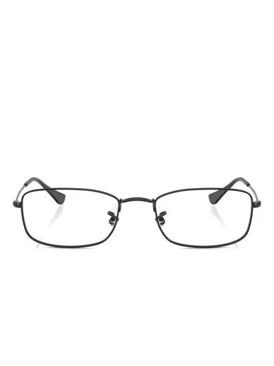 Ray Ban Rectangle-frame Glasses In Black