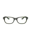 Ray Ban Rectangle-frame Glasses In Green
